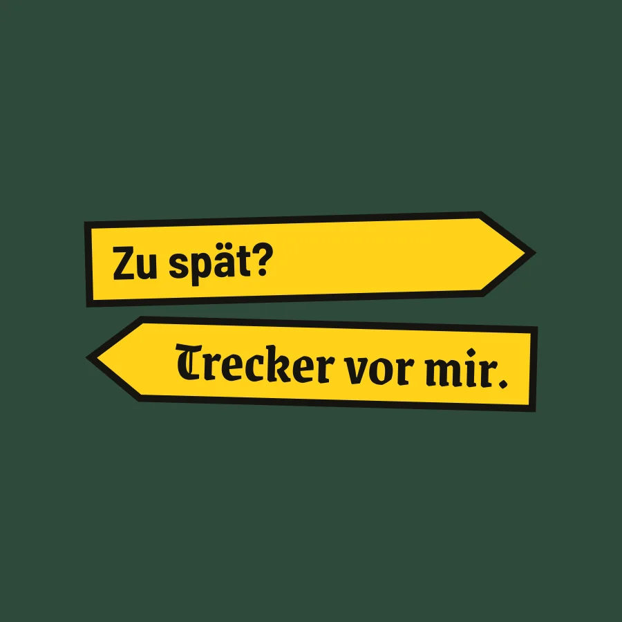 Motiv: Trecker vor mir